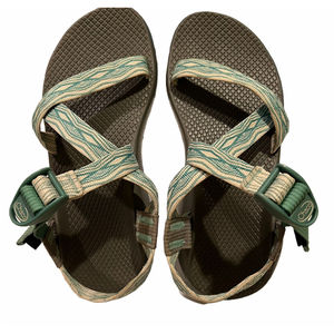 CHACO Women's Z/1 Classic Blue Green Empire Pine Hiking Sandal Sz 7 J106556